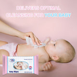 Cool & Cool Baby Wipes - 72pcs (64pcs + 8 Free)