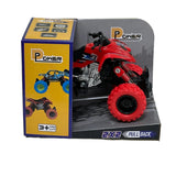 D-Power Pullback Motorcycle Stunt Bike - Red - Laadlee