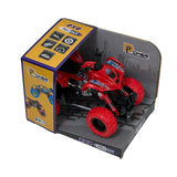 D-Power Pullback Motorcycle Stunt Bike - Red - Laadlee