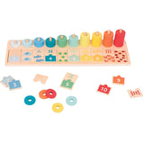 Lelin 1-10 Counting and Matching Board