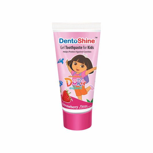 DentoShine Kids Gel Toothpaste 80g - Strawberry (Dora) - Laadlee