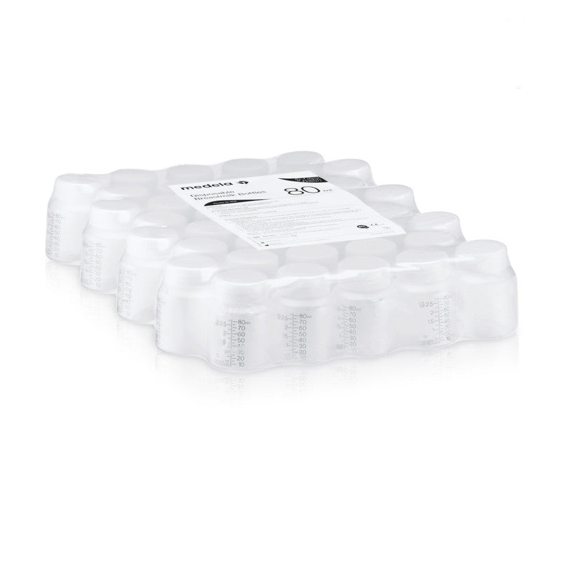 Medela Breastmilk Collection and Storage Disposable Bottles 80ml - 40 Pcs - Laadlee