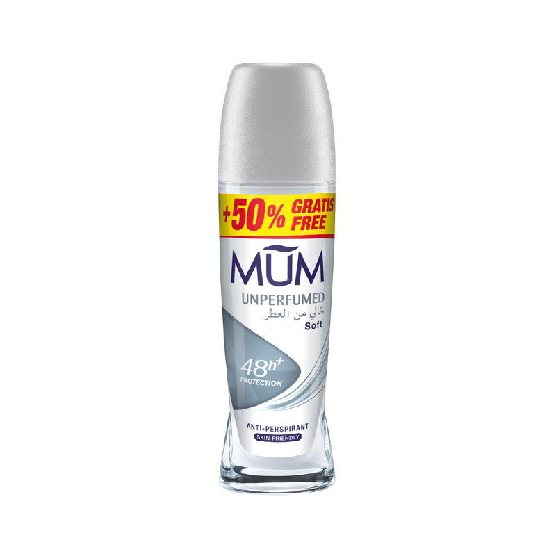 MUM Deodorant Roll-On 75ml - Unperfumed - Laadlee