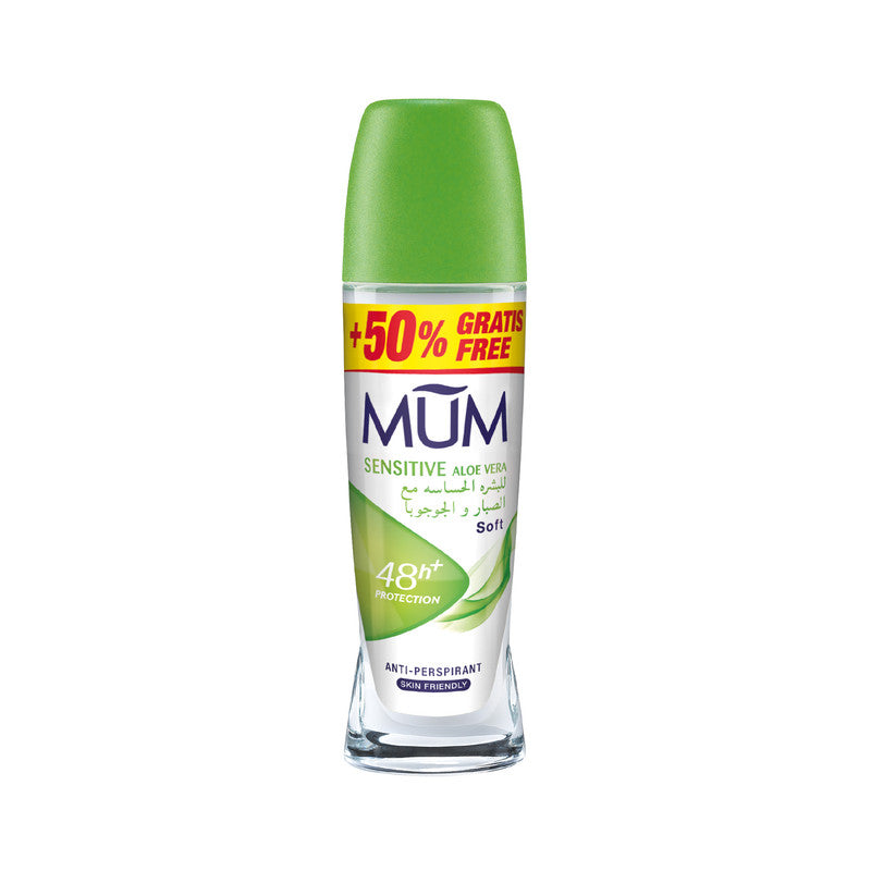 MUM Deodorant Roll-On 75ml - Sensitive Aloe Vera - Laadlee