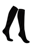 Sankom - Patent Active Compression Socks - Black - Laadlee