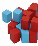 Andreu Toys 3D Wooden Square Blocks - Laadlee