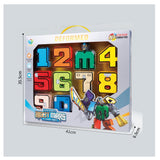 Stem Digital Transforming Warrior Series Playset - 14 Pcs