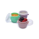 Melii Snap & Go Pods Baby Food Storage Container - Pack of 6 - Laadlee