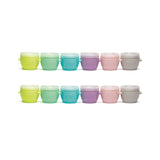 Melii Snap & Go Pods Baby Food Storage Container - Pack of 12 - Laadlee