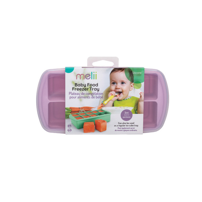 Melii Silicone Baby Food Freezer Tray - Pink - Laadlee