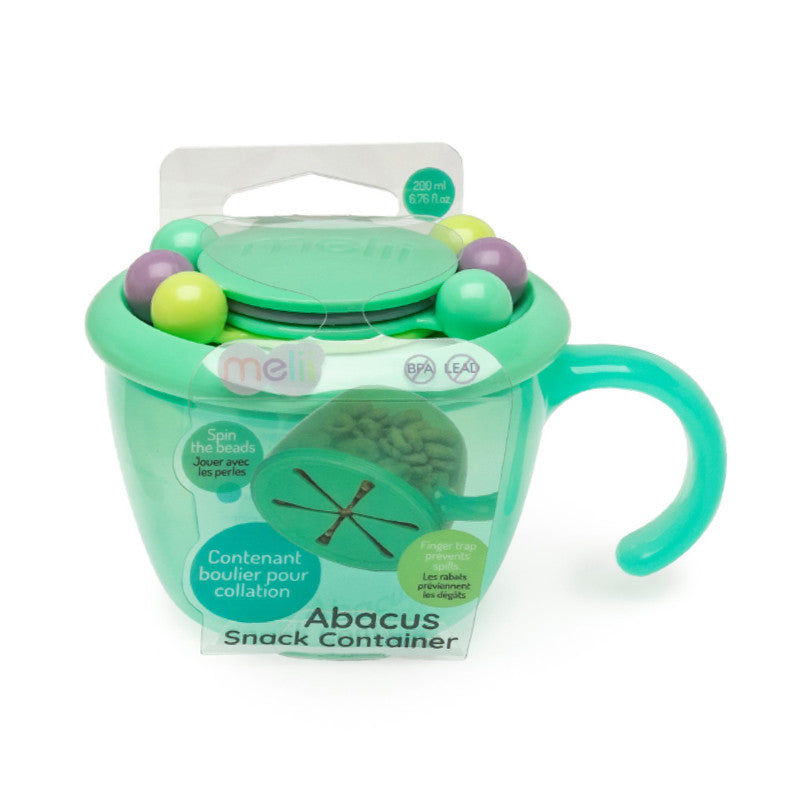 Melii Abacus Snack Container - Mint - Laadlee