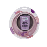 Melii Silicone 3pc Meal Set - Purple - Laadlee