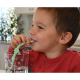 Melii Silicone Straws & Cleaning Brush - 6pcs - Laadlee