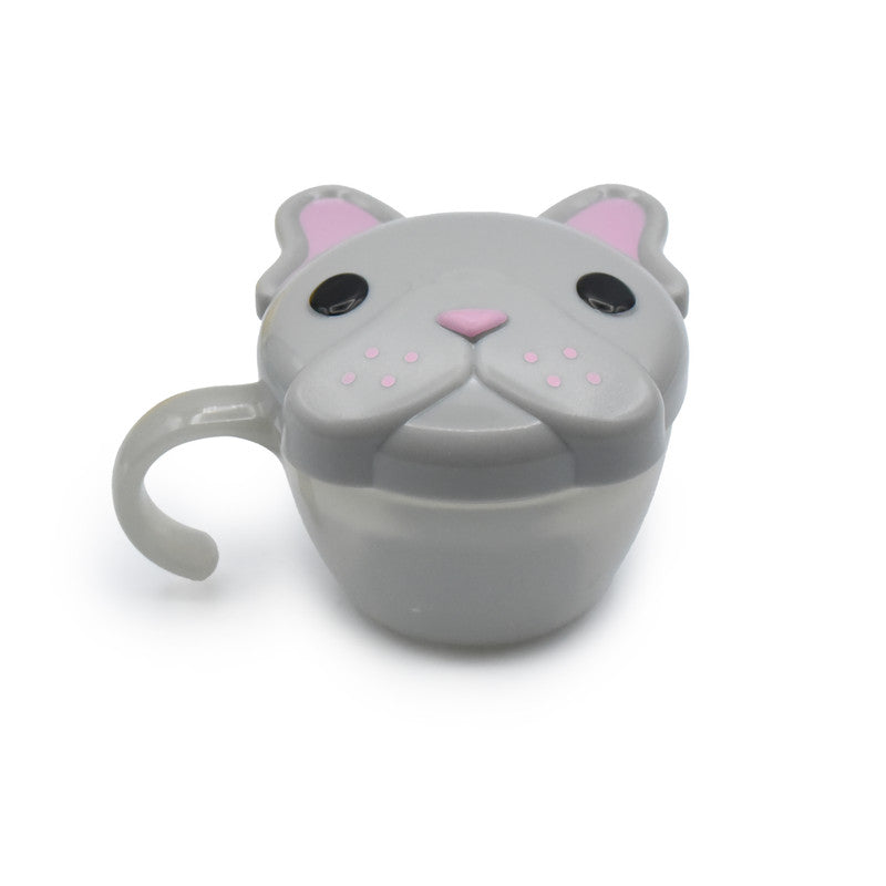 Melii Snack Container With Finger Trap - Bulldog - Laadlee