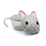 Melii Snack Container With Finger Trap - Bulldog - Laadlee