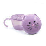 Melii Snack Container With Finger Trap - Cat - Laadlee