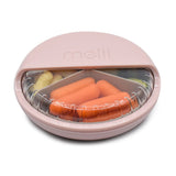 Melii Spin 3 Compartment Snack Container - Pink - Laadlee