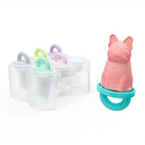 Melii Animal Ice Pops With Tray 6 Piece - Laadlee