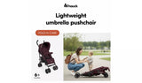 Hauck Fold N Care Lightweight umbrella pushchair - Blackberry