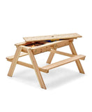 Plum Surfside Wooden Sand & Water Picnic Table-Natural - Laadlee