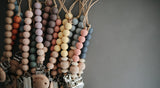 Mushie Pacifier Clips Halo Cloudy Mauve - Laadlee