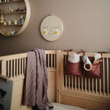 Mushie Knitted Baby Blanket Honeycomb Desert Rose - Laadlee