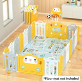 Lovely Baby Kids Playpen With Basketball Hoop - 20pcs