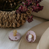 Frigg Daisy Latex Baby Pacifier 0-6M, 1Pack, Lavender Haze - Size 1 - Laadlee