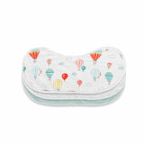 Anvi Baby Set of 3 Organic Bamboo Burp & Bib Cloth - Balloons