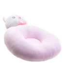 Tiny Hug Newborn Baby Breathable Flat Round Pillow - Pink