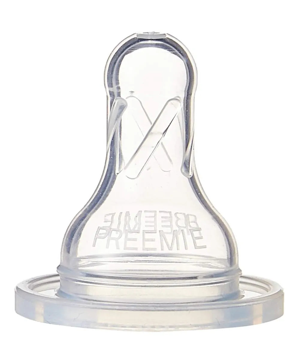 Dr. Brown's Preemie Flow Wide Neck Silicone Options+ Nipple Pack of 2 - Laadlee