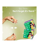 Glado 100% Organic Cotton Panty Liner for School Girls & Teens 15.5cm - Pack of 20