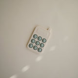 Mushie Phone Press Toy Cambridge Blue - Laadlee