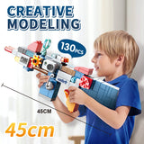 Feelo 5-In-1 Transformable Combat Gun Building Blocks Set - 130pcs