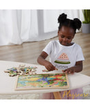 Viga Wooden 48 Pcs Puzzle - Dinosaur World