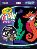 Crayola Deep Sea Creatures Glow Fusion Marker Coloring Set - Laadlee