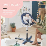 Babymoov Swoon Air 360° High Electric Baby Bouncer, Swing and Rocker with Motion Sensor