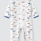 Tiny Hug Baby Sleep Suit with Mittens - Cars - Laadlee