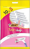 BIC Twin Disposable Lady Razors - ( Pack of 10+5 )