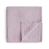 Mushie Swaddle Soft Mauve - Laadlee