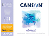 Canson Montval Watercolour Pad 24x32cm 12 Sheets 300GSM