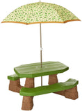 Step2 Picnic Table With Umbrella - Leaf - Laadlee