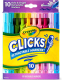 Crayola Washable CLICKS Retractable Markers - Pack of 10 - Laadlee