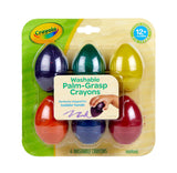 Crayola Palm Grasp Crayons - Pack of 6 - Laadlee