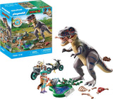 Playmobil T-Rex trace path