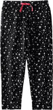 Jelliene All Over Printed Knit Sweat Pants - Black Stars - Laadlee