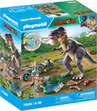 Playmobil T-Rex trace path