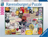 Ravensburger Wine Label Collection Jigsaw Puzzle - 1000pcs