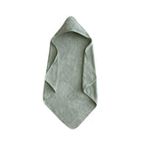 Mushie Hooded Towel Moss - Laadlee