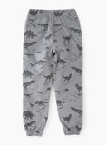 Jam All Over Printed Jogger Pants - Grey - Laadlee